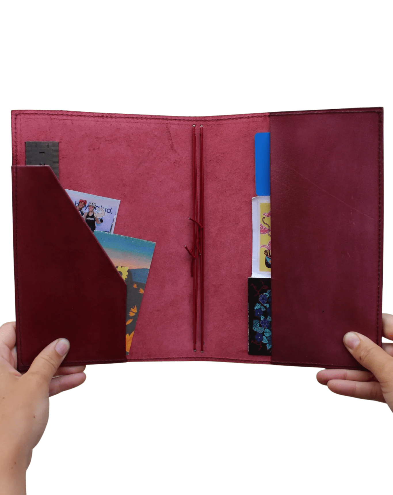 Copihue | Leather journal A5 - BirdLog