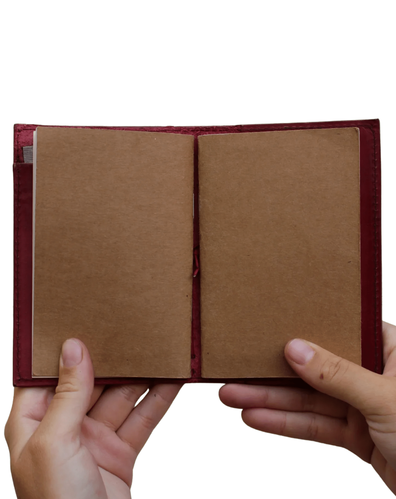 Copihue | Leather journal tamaño bolsillo - BirdLog